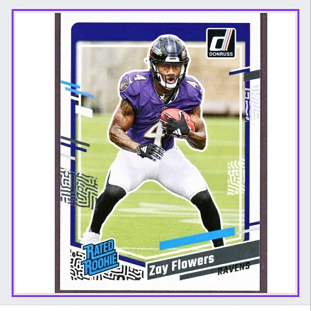 🌈ZAY FLOWERS-RAVENS 2023 DONRUSS